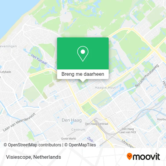 Visiescope kaart