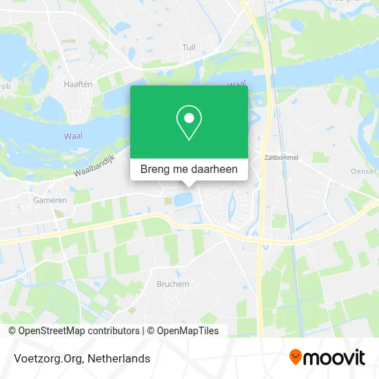 Voetzorg.Org kaart