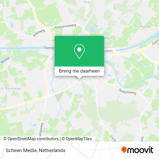 Scheen Media kaart