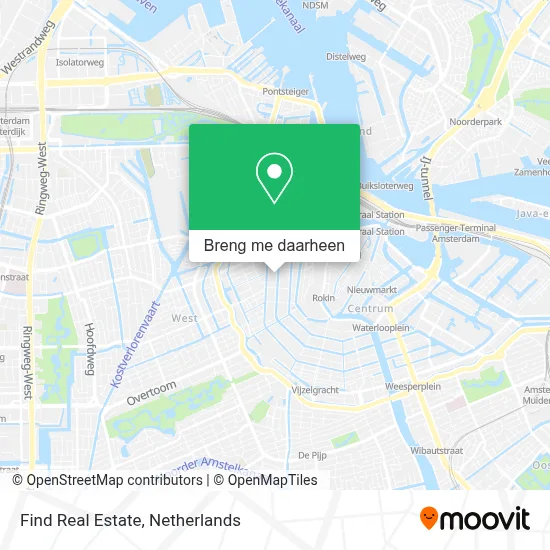Find Real Estate kaart