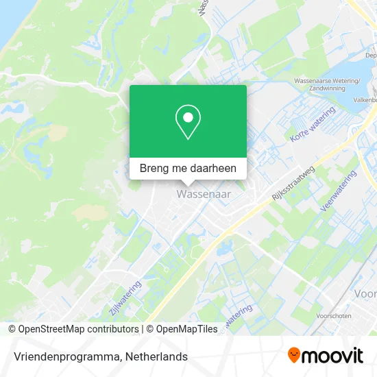 Vriendenprogramma kaart