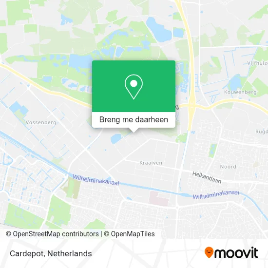 Cardepot kaart