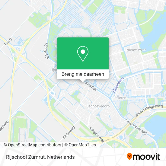 Rijschool Zumrut kaart