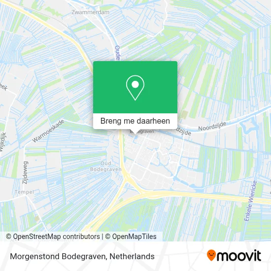 Morgenstond Bodegraven kaart