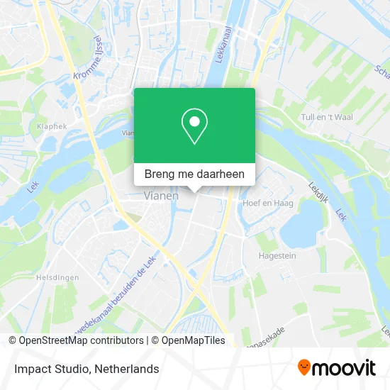 Impact Studio kaart