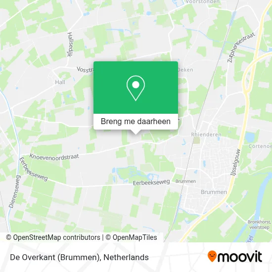 De Overkant (Brummen) kaart