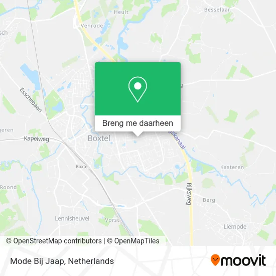 Mode Bij Jaap kaart