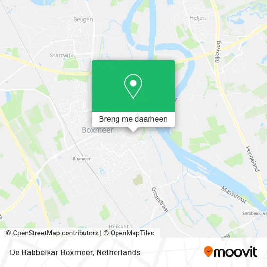 De Babbelkar Boxmeer kaart