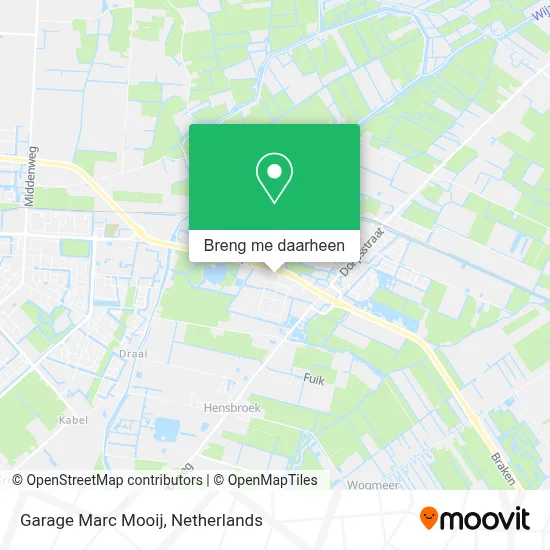 Garage Marc Mooij kaart