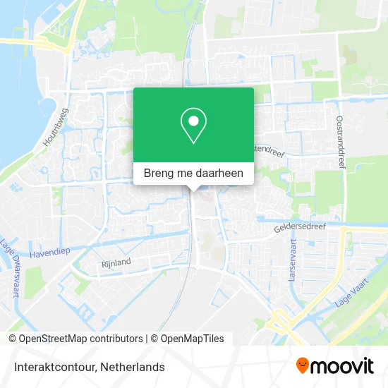 Interaktcontour kaart