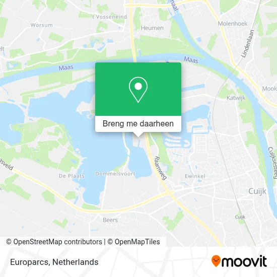 Europarcs kaart