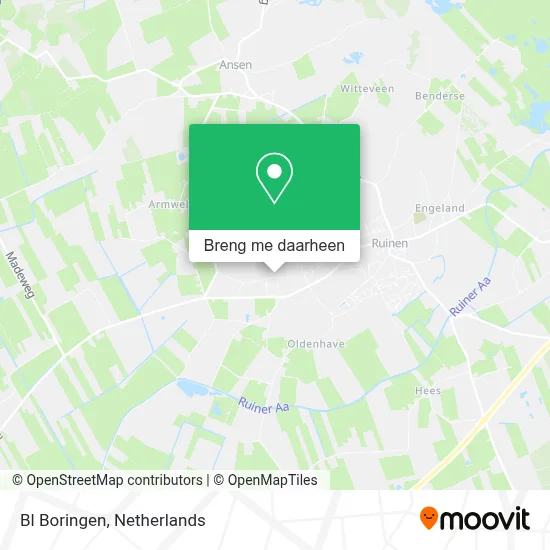 Bl Boringen kaart
