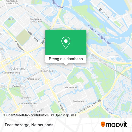 Feestbezorgd kaart