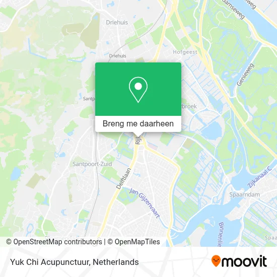 Yuk Chi Acupunctuur kaart