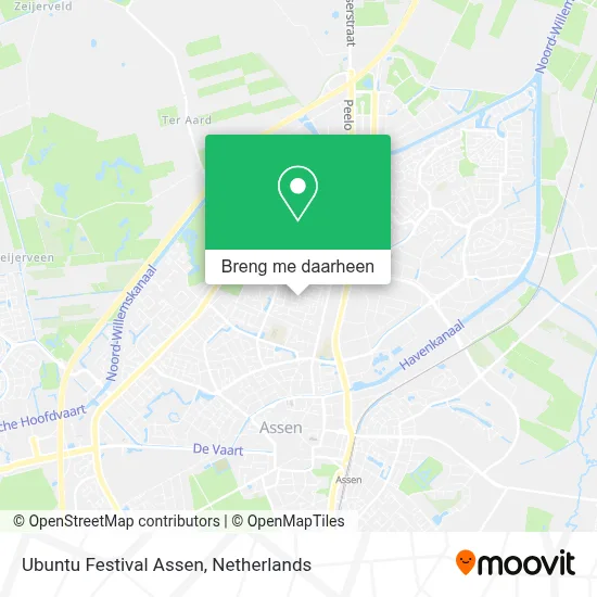 Ubuntu Festival Assen kaart