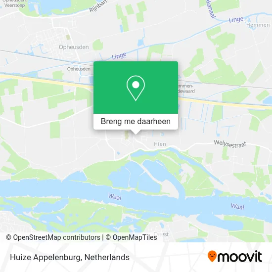Huize Appelenburg kaart