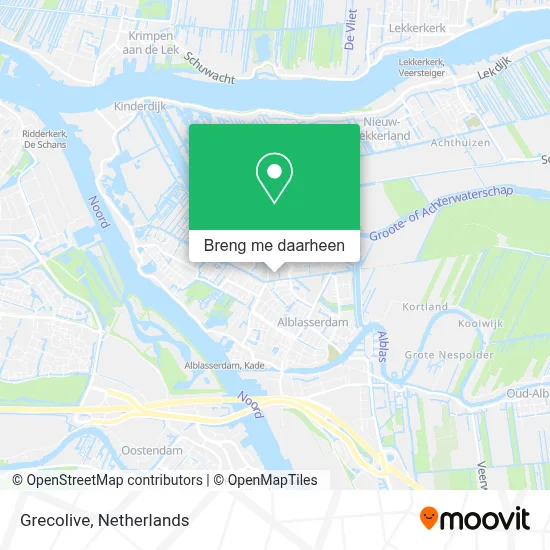 Grecolive kaart