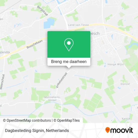Dagbesteding Signin kaart