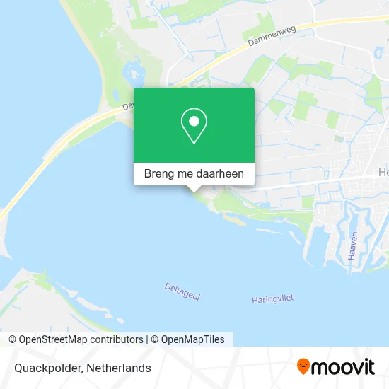 Quackpolder kaart