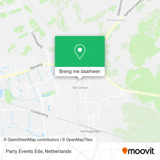 Party Events Ede kaart