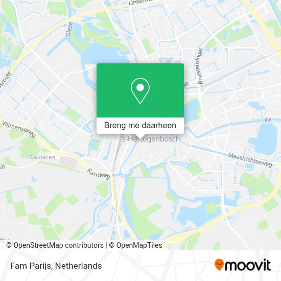 Fam Parijs kaart
