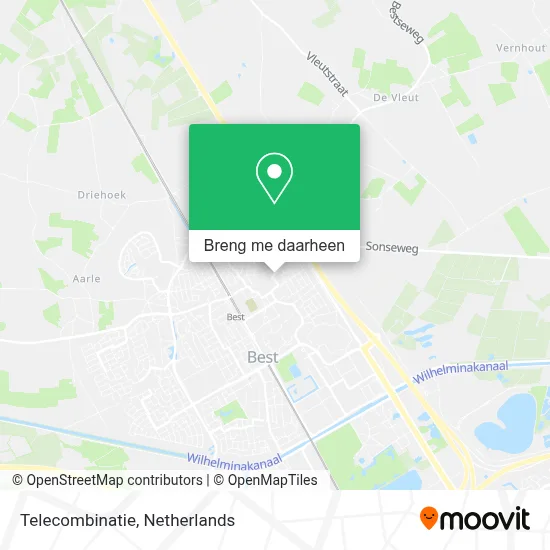 Telecombinatie kaart