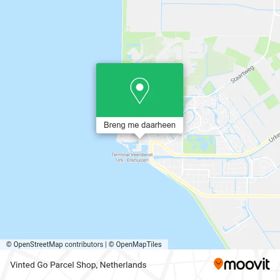 Vinted Go Parcel Shop kaart