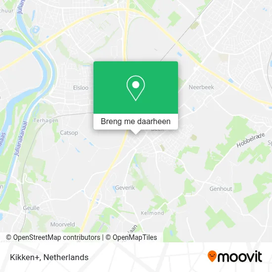 Kikken+ kaart