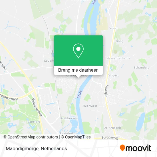 Maondigmorge kaart