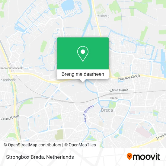 Strongbox Breda kaart