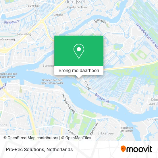Pro-Rec Solutions kaart
