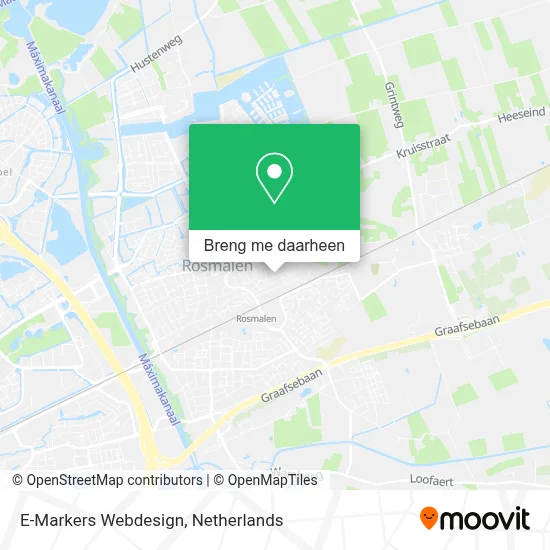 E-Markers Webdesign kaart
