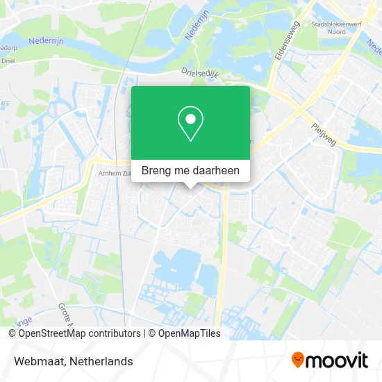Webmaat kaart