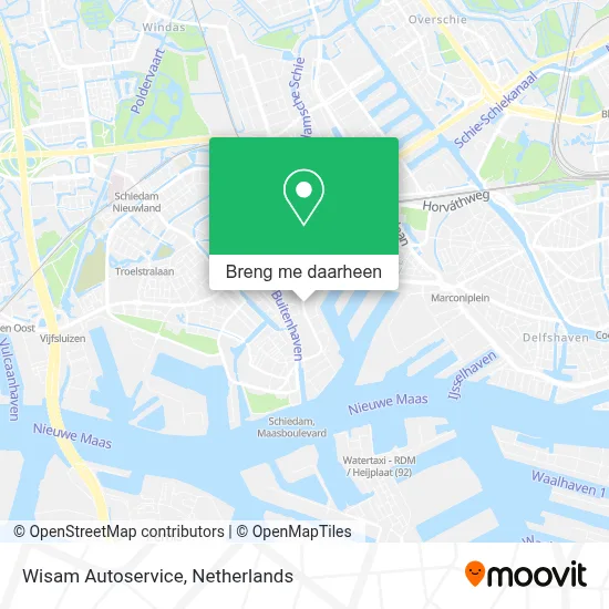 Wisam Autoservice kaart