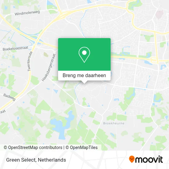 Green Select kaart