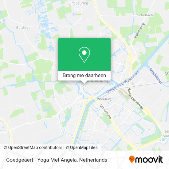 Goedgeaert - Yoga Met Angela kaart