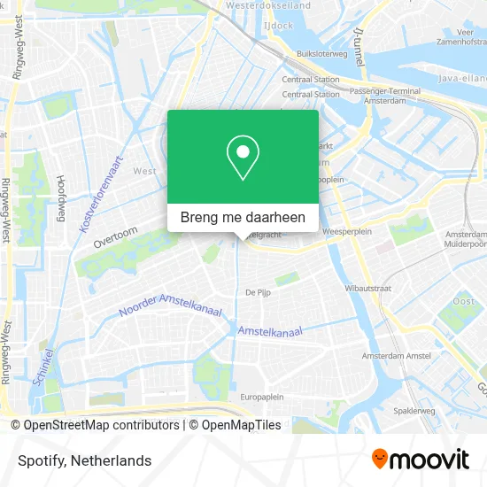 Spotify kaart