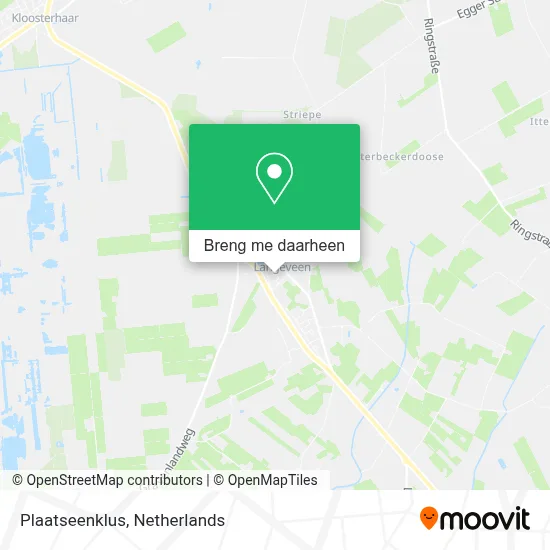 Plaatseenklus kaart