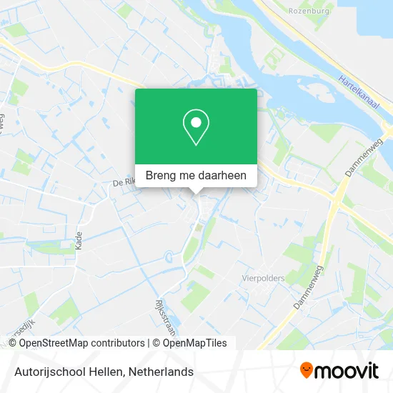 Autorijschool Hellen kaart