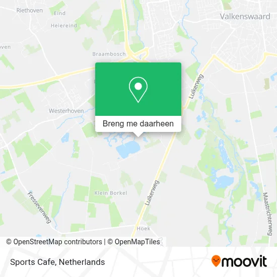 Sports Cafe kaart