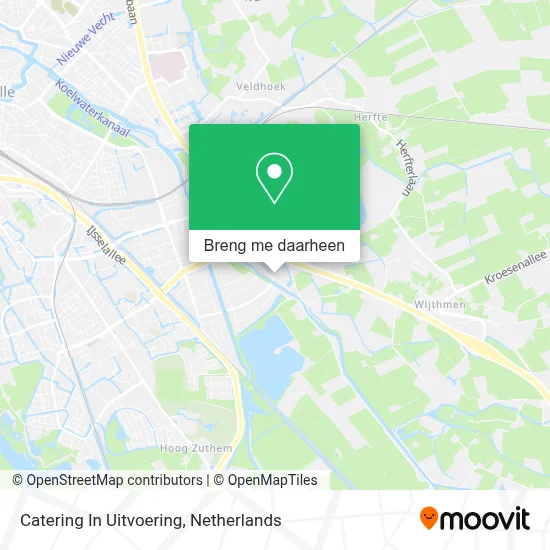 Catering In Uitvoering kaart