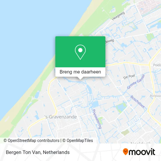 Bergen Ton Van kaart