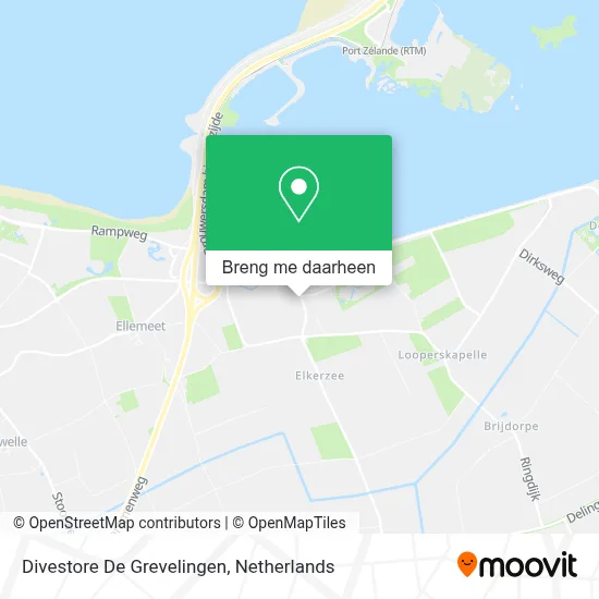 Divestore De Grevelingen kaart