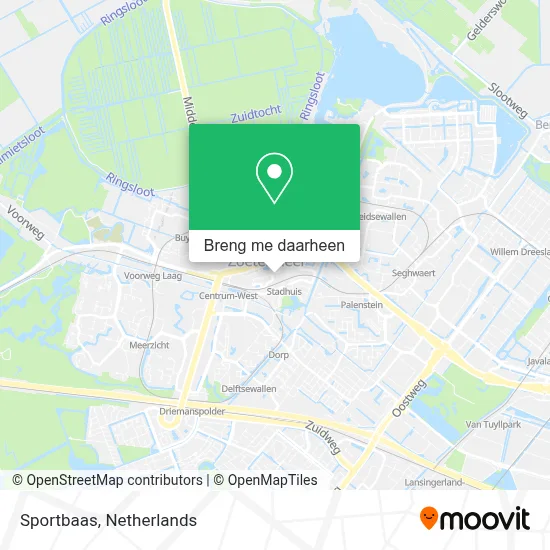 Sportbaas kaart