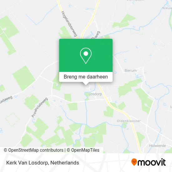 Kerk Van Losdorp kaart