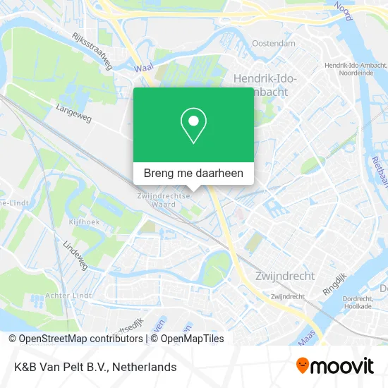 K&B Van Pelt B.V. kaart