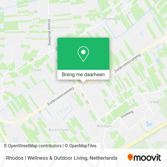 Rhodos | Wellness & Outdoor Living kaart