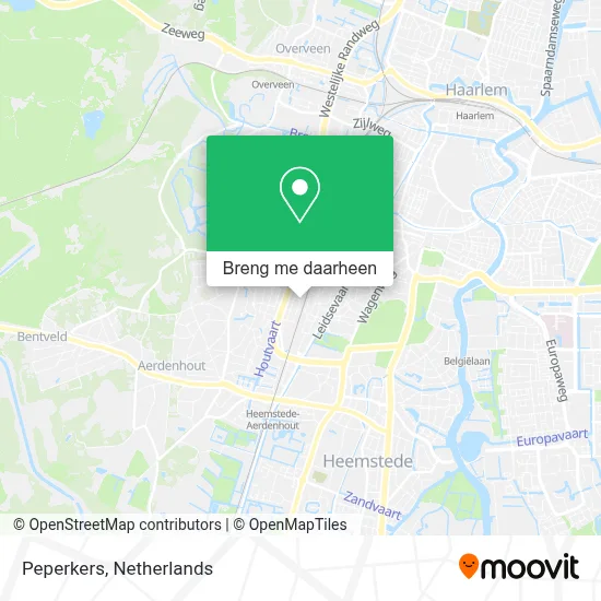 Peperkers kaart