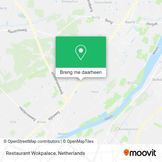 Restaurant Wokpalace kaart