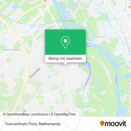 Tuincentrum Poot kaart